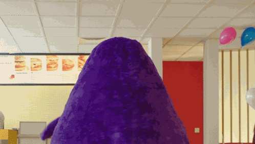 Mcdonalds Grimace GIF