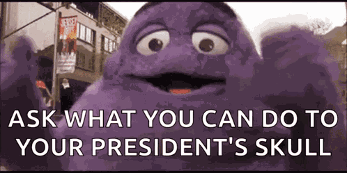 Mcdonalds Grimace GIF