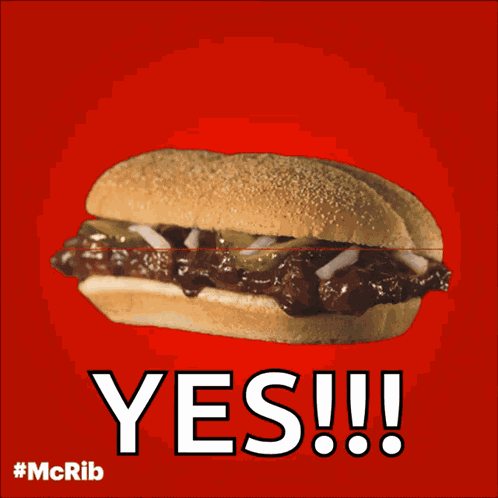 Mcdonalds Mcrib GIF