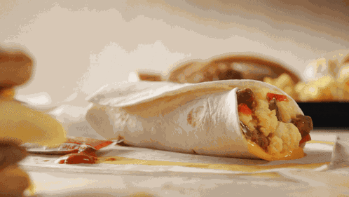 Mcdonalds Sausage Burrito GIF