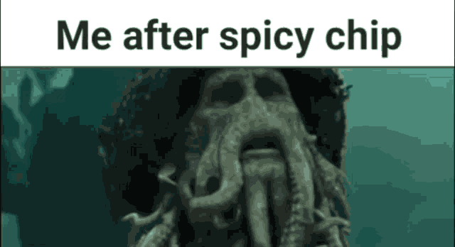 Me After Spi Me After Spicy Chip GIF