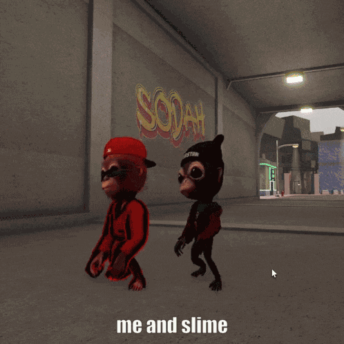 Me And Slime Friends GIF