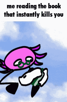 Me Reading The Book That Instantly Kills You Kinito GIF