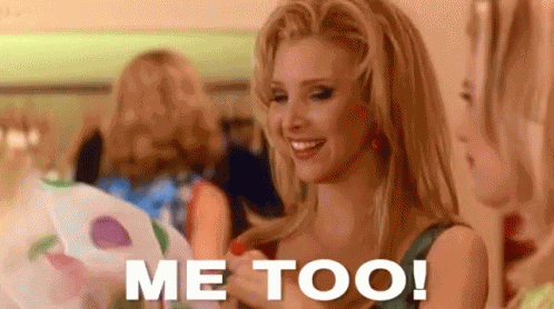 Me Too! - Romy And Michelle'S High School Reunion GIF