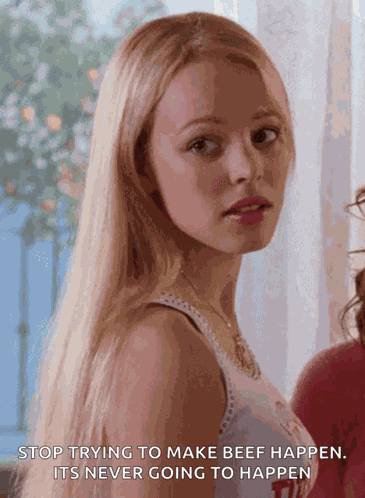 Mean Girls Looking Around GIF