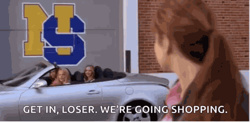Mean Girls Shopping GIF