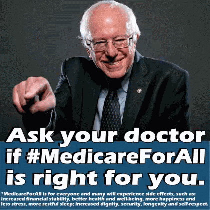Medicare For All Bernie Sanders GIF