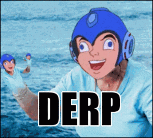 Mega Man Derp GIF