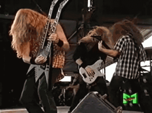 Megadeth Headbang GIF