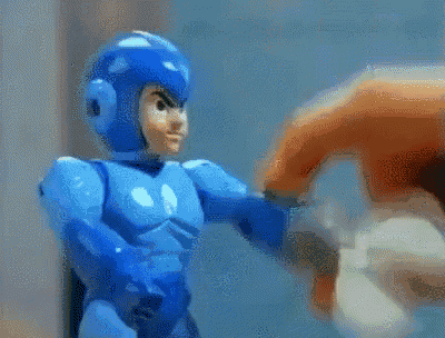 Megaman Actionfigure GIF