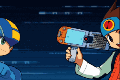 Megaman Battle Network Lanat GIF