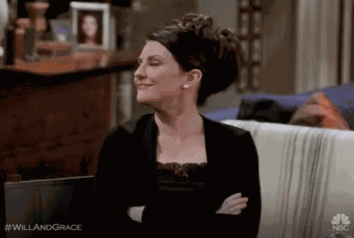 Megan Mullally Karen Walker GIF