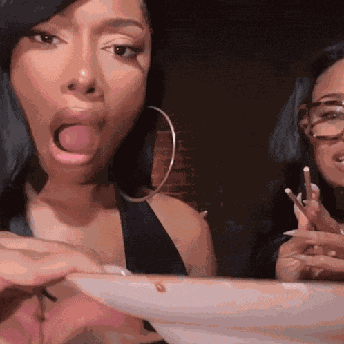 Megan Thee Stallion Shock GIF