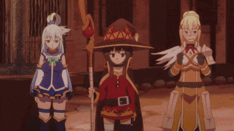 Megumin Blush Megumin Konosuba GIF