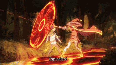 Megumin Explosion Megumin Konosuba GIF