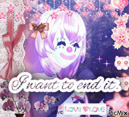 Megurine Luka Clown GIF