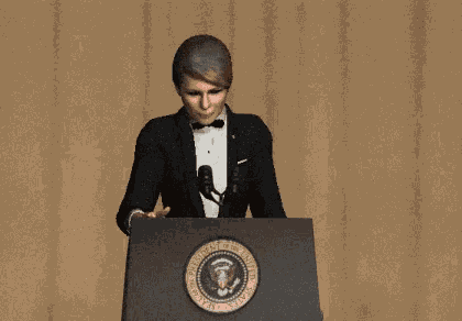 Melania Trump Morphin GIF