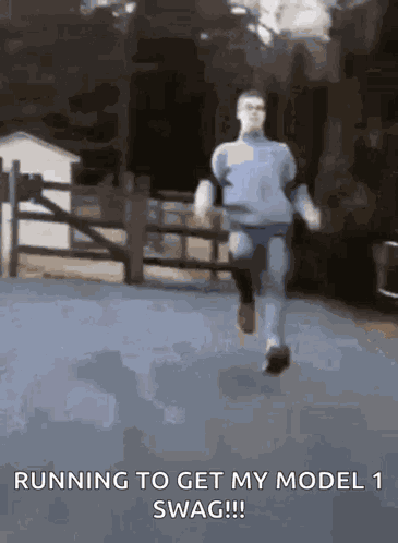 Meme Running GIF