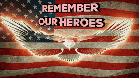 Memorial Day Flag GIF