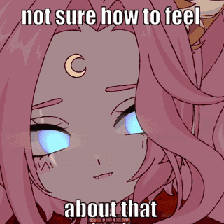 Meowmoonified Pink Hair GIF