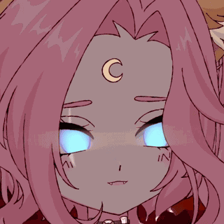 Meowmoonified Pink Hair GIF