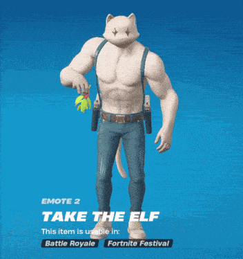 Meowscles Fortnite Evenpancake GIF