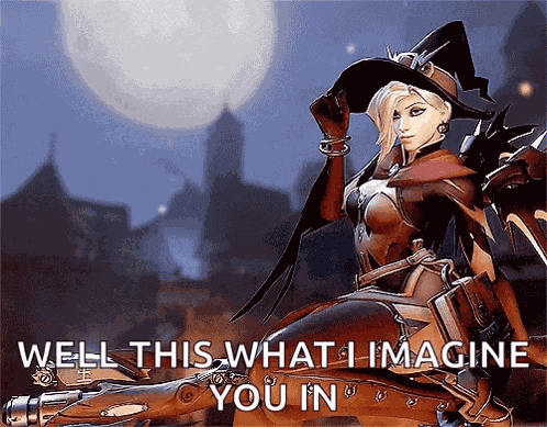 Mercy Hollween Skin GIF