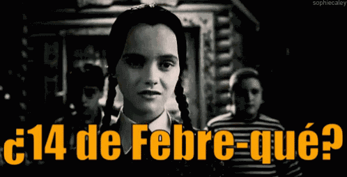 Merlina No Sabe Que Es El 14 De Febrero GIF