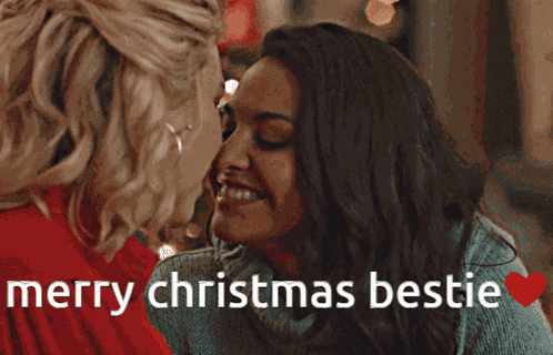 Merry Christmas Bestie GIF