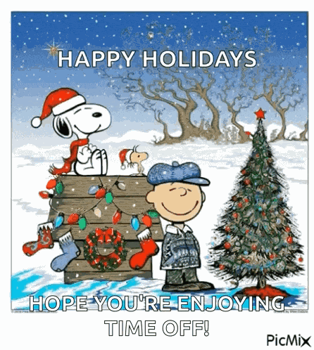 Merry Christmas Charlie Brown GIF
