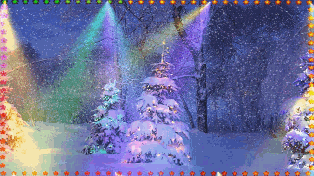 Merry Christmas Christmas Tree GIF
