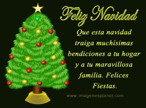 Merry Christmas Eve Felicidades GIF