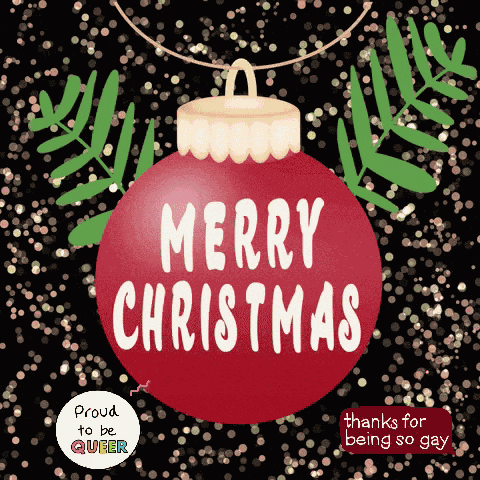 Merry Christmas Gay Holiday GIF