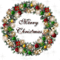 Merry Christmas Greetings Sticker
