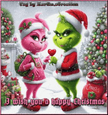 Merry Christmas Grinch GIF