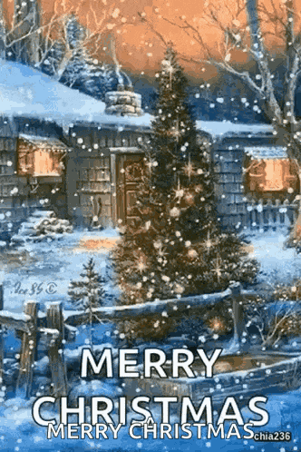 Merry Christmas Happy Holidays GIF