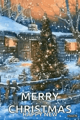 Merry Christmas Happy Holidays GIF