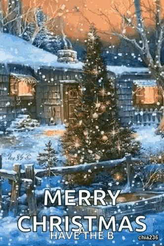 Merry Christmas Happy Holidays GIF