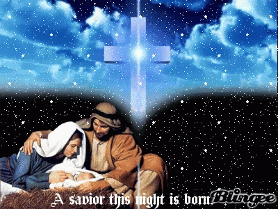 Merry Christmas Holy Night GIF