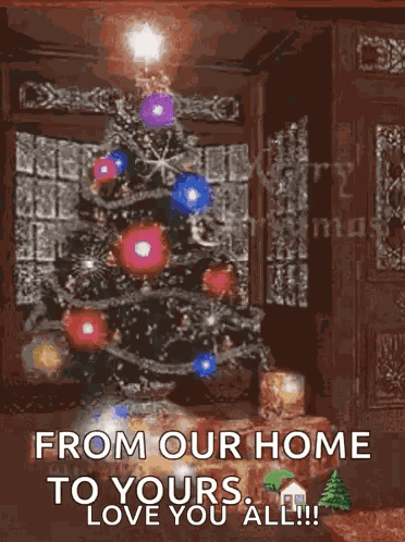 Merry Christmas Lights GIF