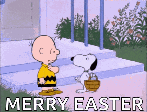 Merry Easter Snoopy GIF