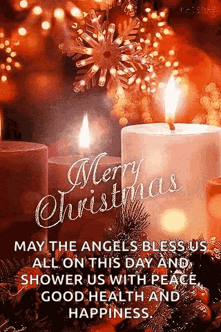 Merrychristmas Candles GIF