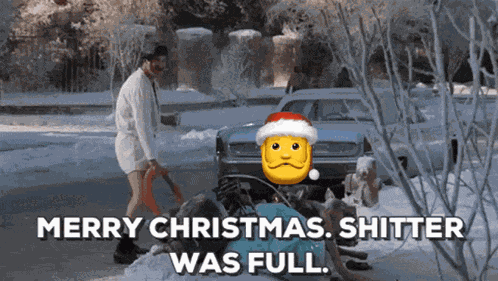 Merrychristmasshitterwasfullvacation Cousin GIF