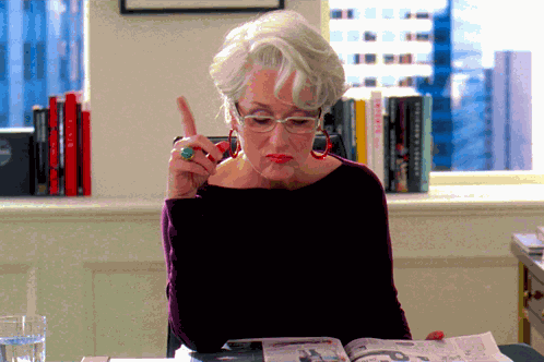 Meryl Streep Emily Blunt GIF