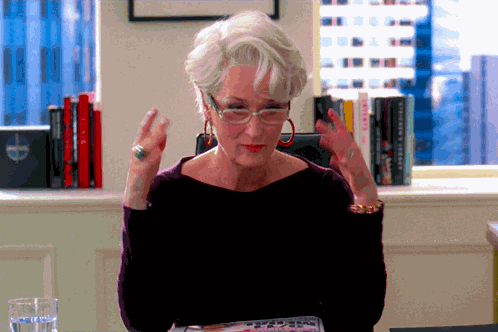 Meryl Streep Emily Blunt GIF