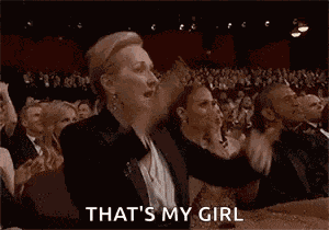 Meryl Streep Yes GIF