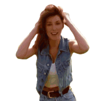 Messy Hair Shania Twain Sticker