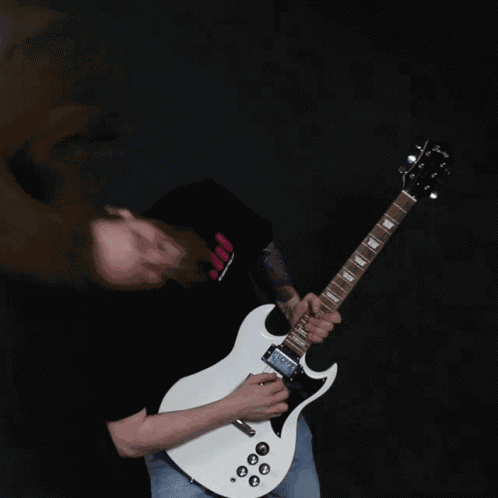 Metal Head Headbanging GIF