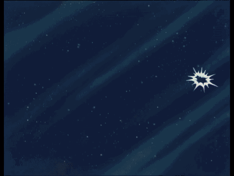 Meteor Strike Volcano Eruption GIF