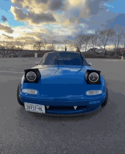 Miata Pop Up Headlights GIF